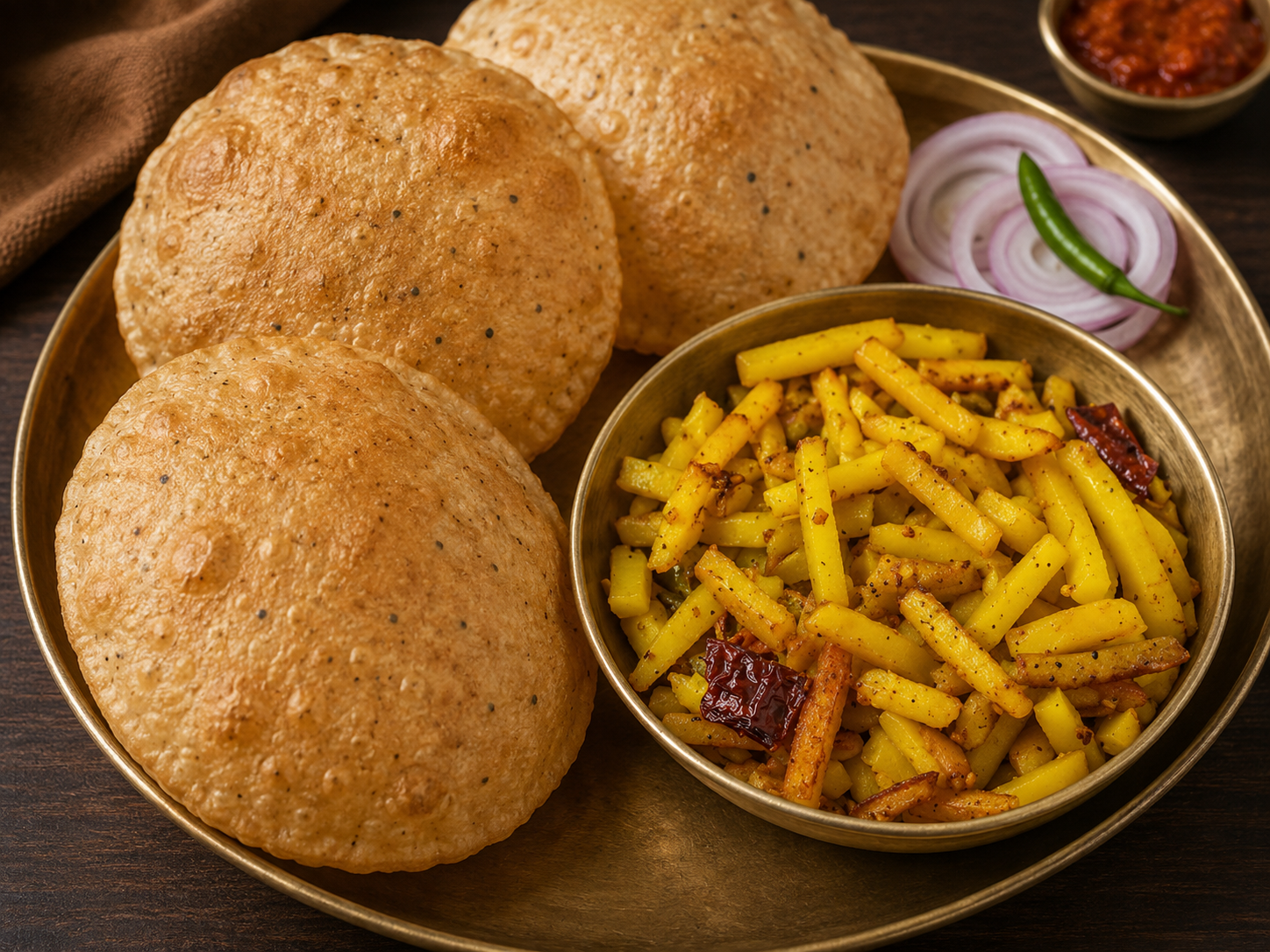 Ajwain Poori
